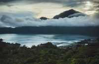 Great view on Batur Volcano in Bali