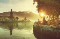 Pura Ulun Danu temple, Bali, Indonesia